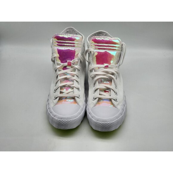Converse UNT1TL3D‎ Hi-Vis White Men Size 8 Canvas High Top Sneaker Shoes 170605C